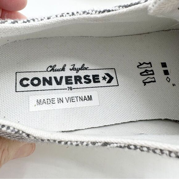Converse Men's  chuck 70 recycled low-top Oxford sneakers Sz 8.5 - Picture 9 of 14